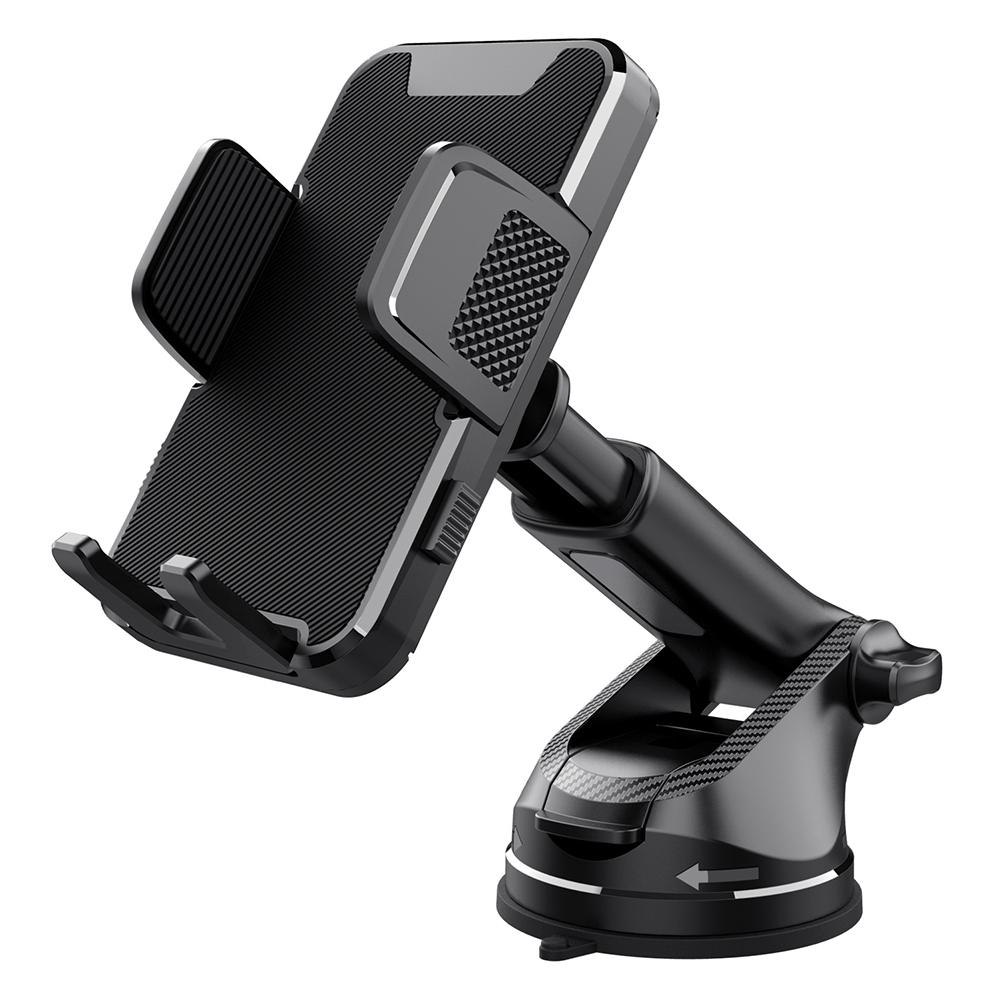 Gravity Sucker Car Phone Holder Retractable Cell Phone Support 360° Rotation Auto Smartphone Stand for Cellphones 4.7-7.9Inch