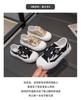 Children's canvas shoes 2025 summer new trend boys' student shoes girls' low-top one-pedal children's shoes