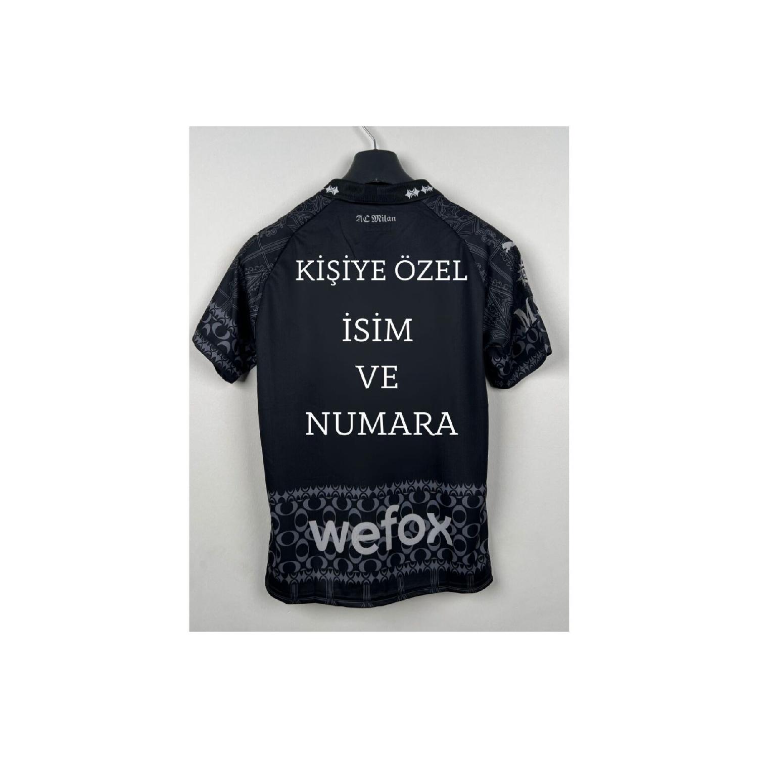 

Milan s Plesure Customizable Black New Season Astroturf Jersey S чистый