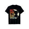 Men's Retro Soccer Crew-Neck Short-Sleeve T-Shirt Featuring The Slogan “I Blocked Your Shot”—Soft,Breathable Cotton,Casual Top,Regular Fit Comfortable