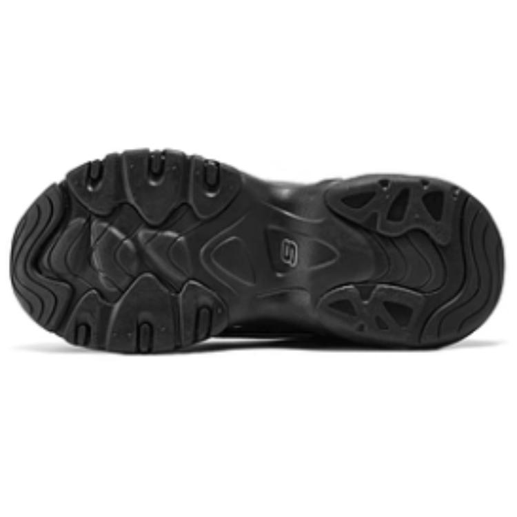 Skechers DLites 3.0 Comfortable Soft Durable Mid-Top Casual Shoes Women Sneaker Black 168015-BBK
