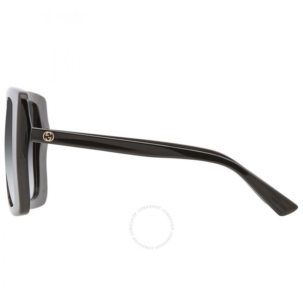 Gucci Grey Square Ladies Sunglasses Gg1314s 001 55