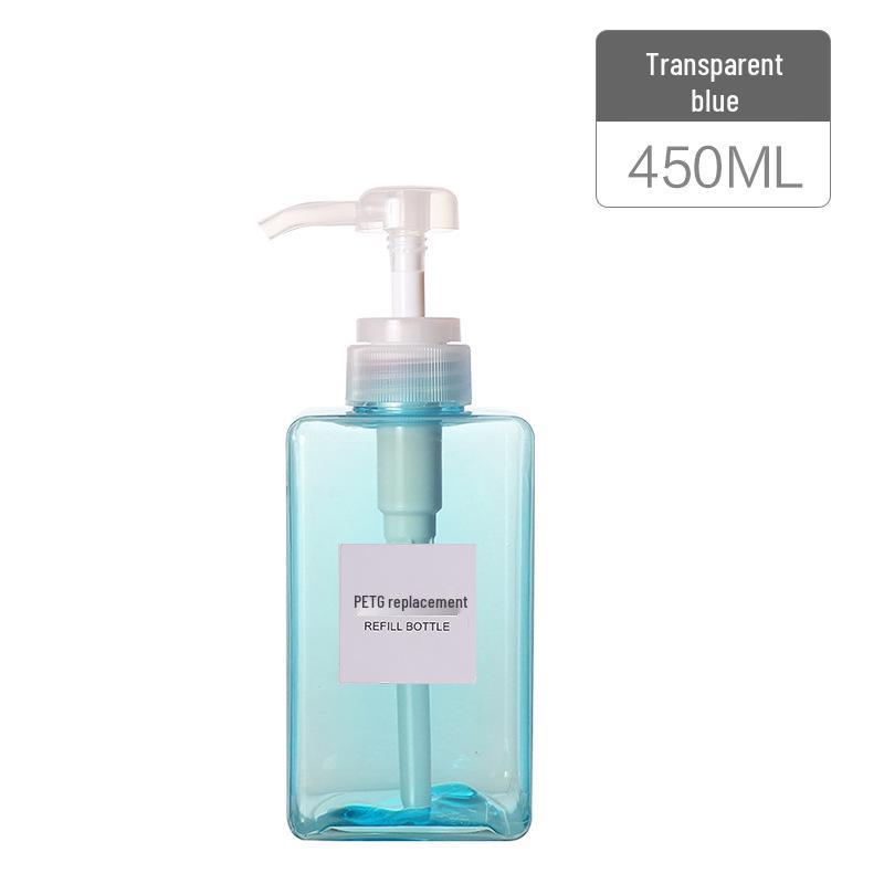 Large Capacity Press-Style Travel Dispenser for Shampoo, Lotion, and Body Wash