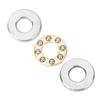 10pcs Thrust   Bearing Miniature High   Flat Steel Bearings Set (F2.5-6M 2.5x6x3mm)