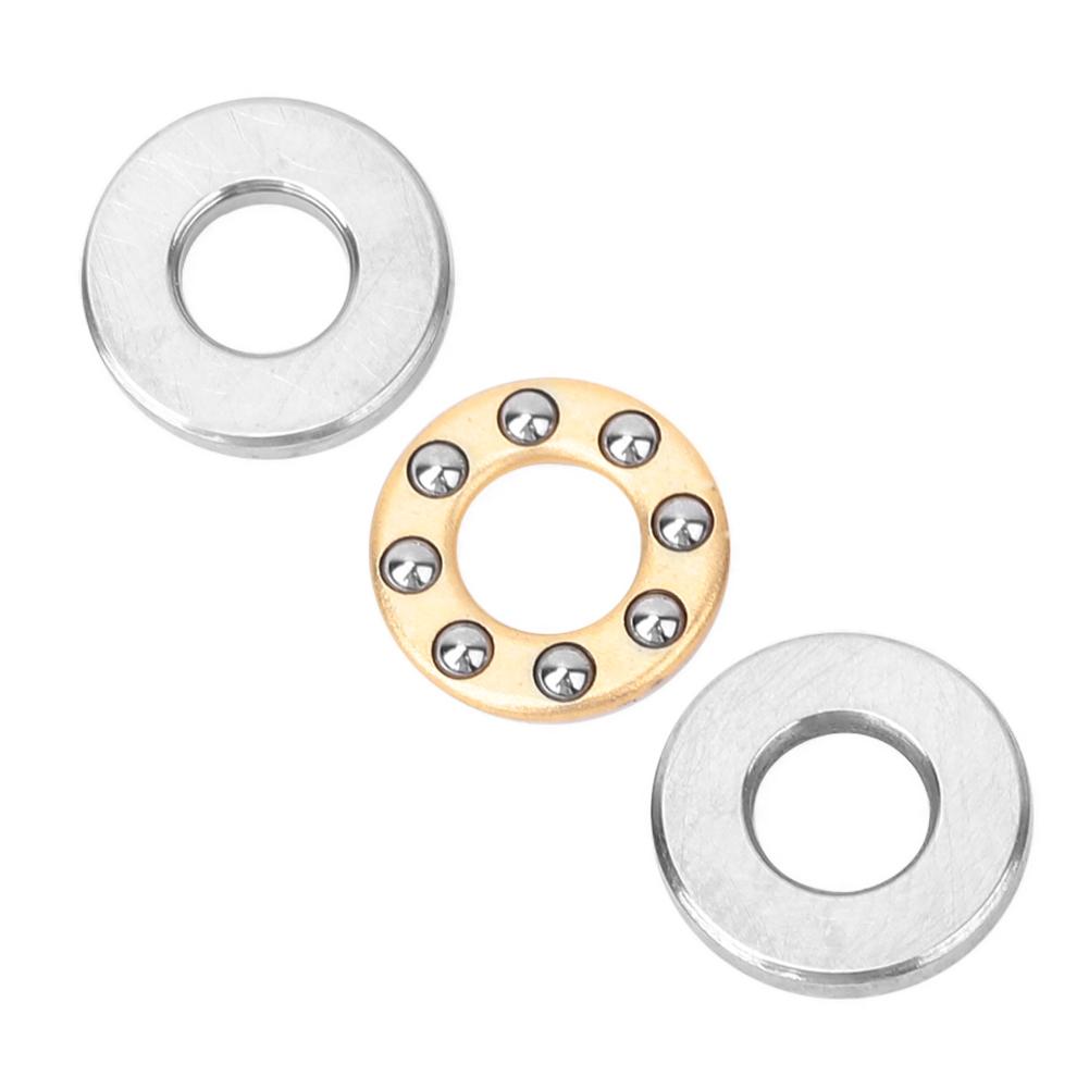 10pcs Thrust   Bearing Miniature High   Flat Steel Bearings Set (F2.5-6M 2.5x6x3mm)