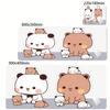 Cute Bubu Dudu Cartoon Mouse Pad Nonslip Rubber Gamer Balance Computer Mat Decoracion Deskmat Laptop Office Large Table Mats