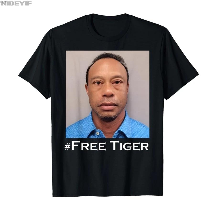 Free Tiger Shirt Golf Goat Celebrity Sports Funny Meme Tshirt For Men Women 100 Cotton T Shirts Short Sleeve Tops 04031 S