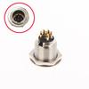 1Pcs Small XLR Audio Straight Connector Mini XLR 3/4/5/6 Pin Female / Male Plug Male Socket For Microphone Cable