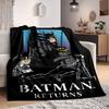 1pc Batman Blanket Lightweight Flannel Throw For Sofa, Bed, Travel, Camping, Livingroom, Office, Couch, Chair, And Bed