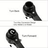 2pcs 19mm/22mm Scaffolding Foot Wrench, Double Sleeve Spiral Ratchet Wrench for Aligning Bolts and Scaffolding