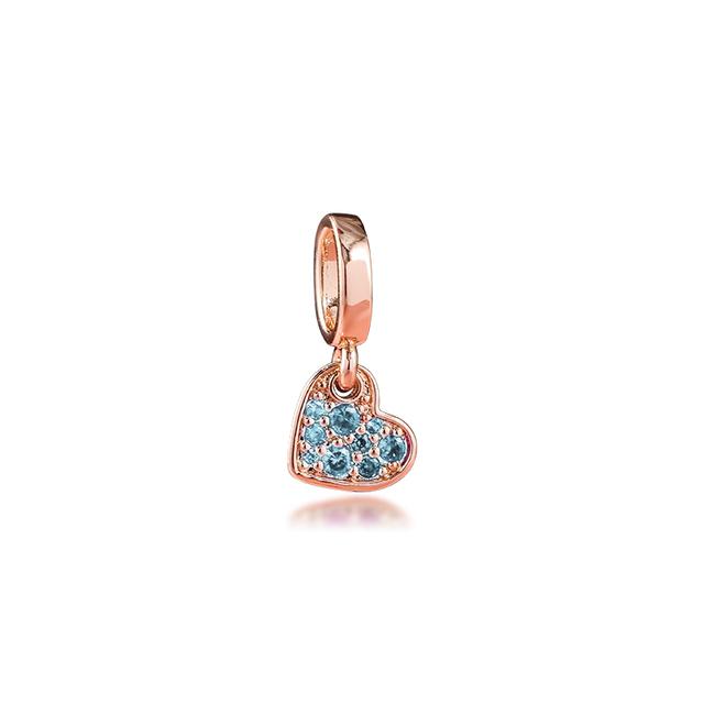Fits Europe Bracelet Charms 925 Sterling Silver Love Heart Dangle Beads for Women Girls DIY Jewelry Making Gift Kralen
