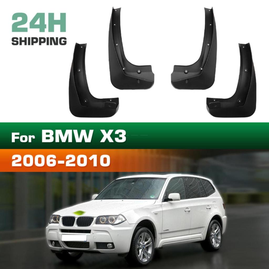 4PCS Car Mud Flaps Splash Guards Mudguards Car Mud Flaps Compatible with BMW X3 2006 2007 2008 2009 2010