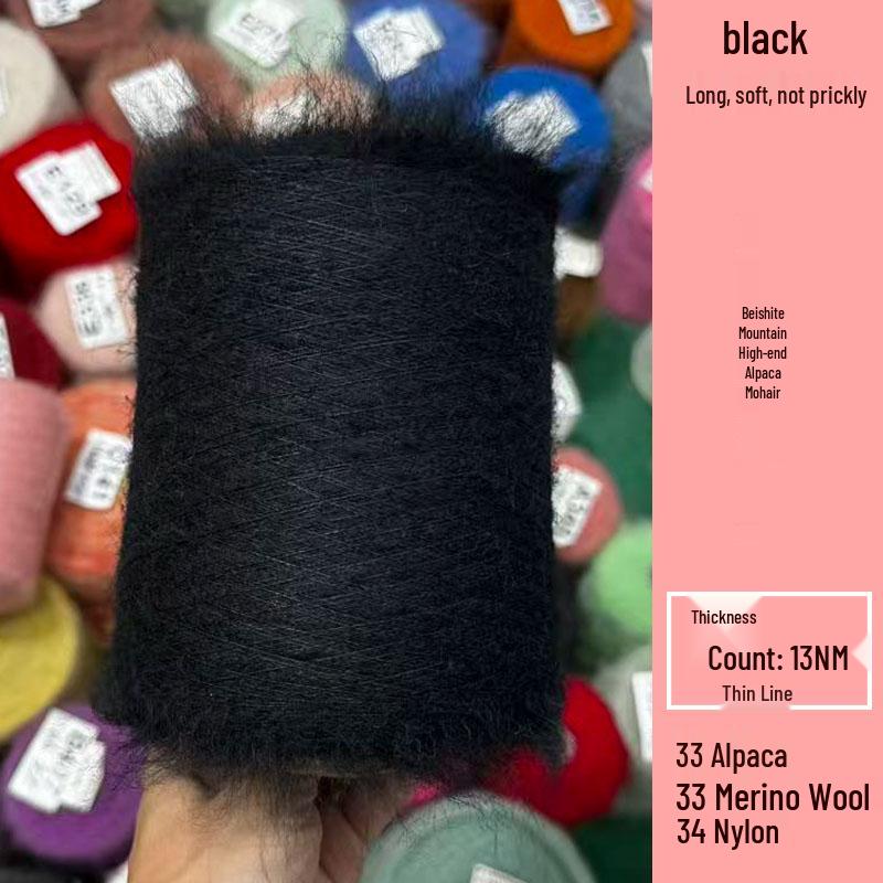 Luxury Soft Long-Haired Alpaca Mohair Yarn