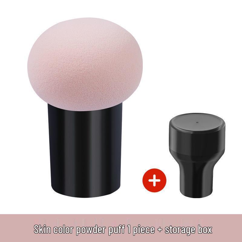

Mushroom Head Beauty Sponge: Dual-Use Foundation Puff for Dry & Wet Application. Mushroom Head 1 Piece + Storage Box