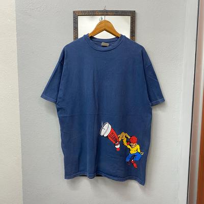 Vintage 90s FUREAL Clothing Skate Streetwear Graffiti Tee Shirt Extra Large Size