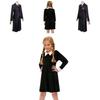 Wednesday Addams School Uniform Girls Kids Dress Cosplay Halloween Xmas Party