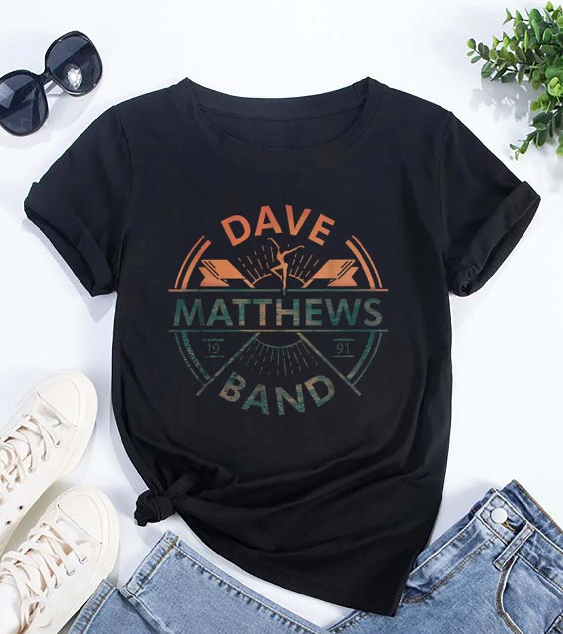 Vintage Dave Matthews Band Fan Gift Black Size S To 4XL Unisex T-Shirt PP879 S