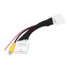 Reverse Parking Camera Connection Cable 24Pin RCA Adapter Line Wiring Fit for Renault