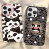 Ver Aesthetic Panda Cute For IPhone 13 14 15 16 17 Pro Max 11 12 Plus 17 Air Phone Case Color Matte Cover