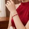 Elegant Design Enamel Bangle Flower Texture Open Clamp Bangle Light Luxury Dropped Glaze  Gifts