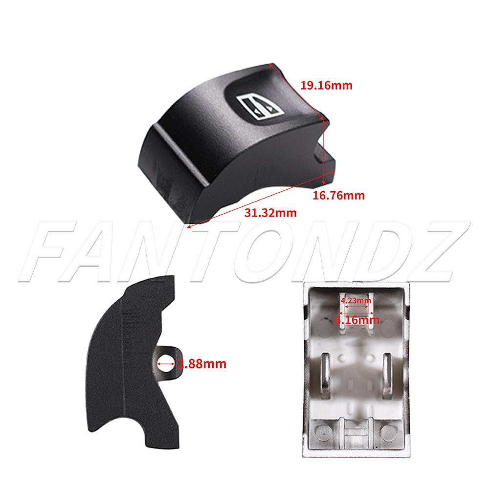 Power Window Control Switch Repair Button Cover Fit For Renault Megane MK4 Scenic MK4 Talisman Kadjar 254012952R