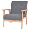 VidaXL Fauteuil Canapé Simple de Salon Siège de Salle de Séjour Meuble de Salon Chambre à Coucher Bureau Maison Intérieur 244651