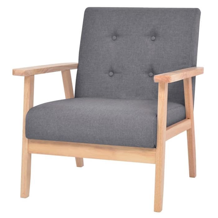 VidaXL Fauteuil Canapé Simple de Salon Siège de Salle de Séjour Meuble de Salon Chambre à Coucher Bureau Maison Intérieur 244651