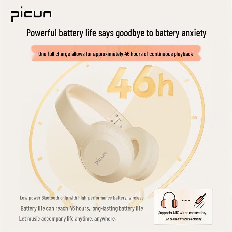 Picun B-01S Kabelloses Over-Ear-Headset