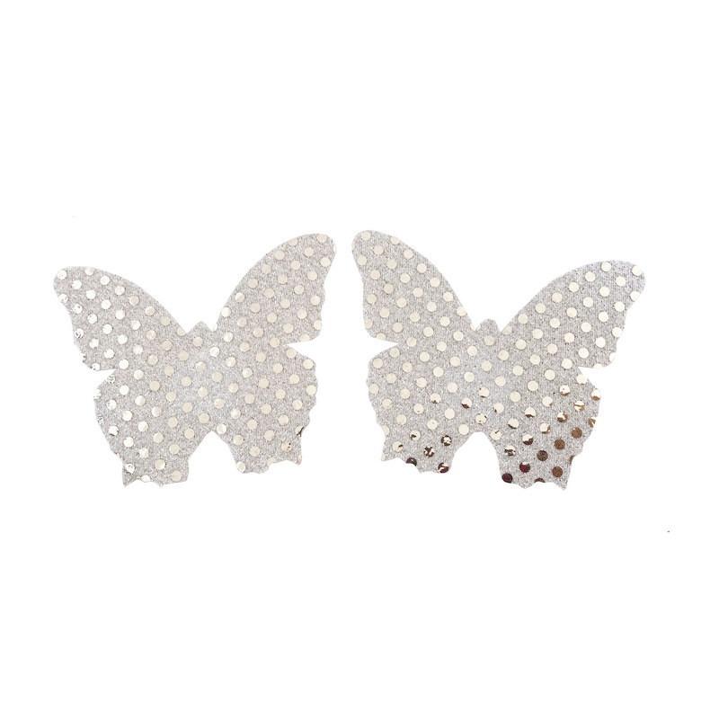 Disposable Breast Patch with Anti Convex Lighting Piece, Anti Fading Patch, Cute Nipple Patch, Butterfly Chest Patch