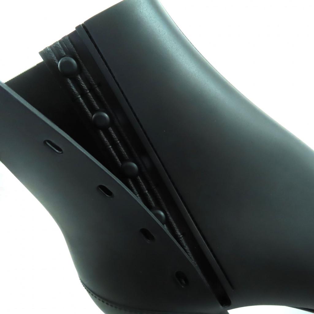 Plettfrie Maison Margiela 22 støvletter TABI STØVLETTER svart gummi Dame 38 S38WU0378 Brukt