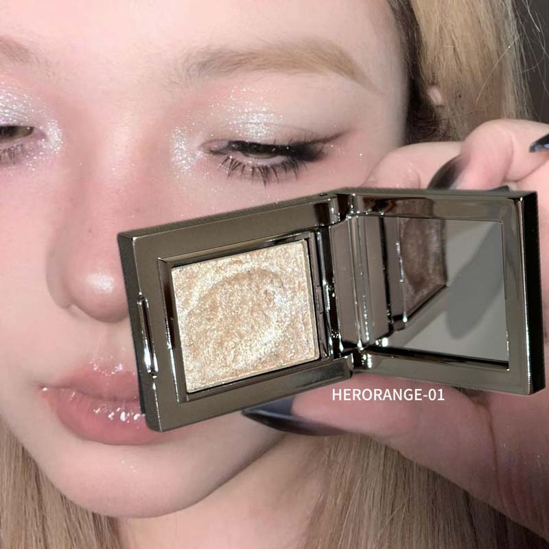 Metallic Glitter Pearlescent Eyeshadow Cream Chameleon Sparkling Mashed Potato EyeShadow Shimmer Brightening Highlighter