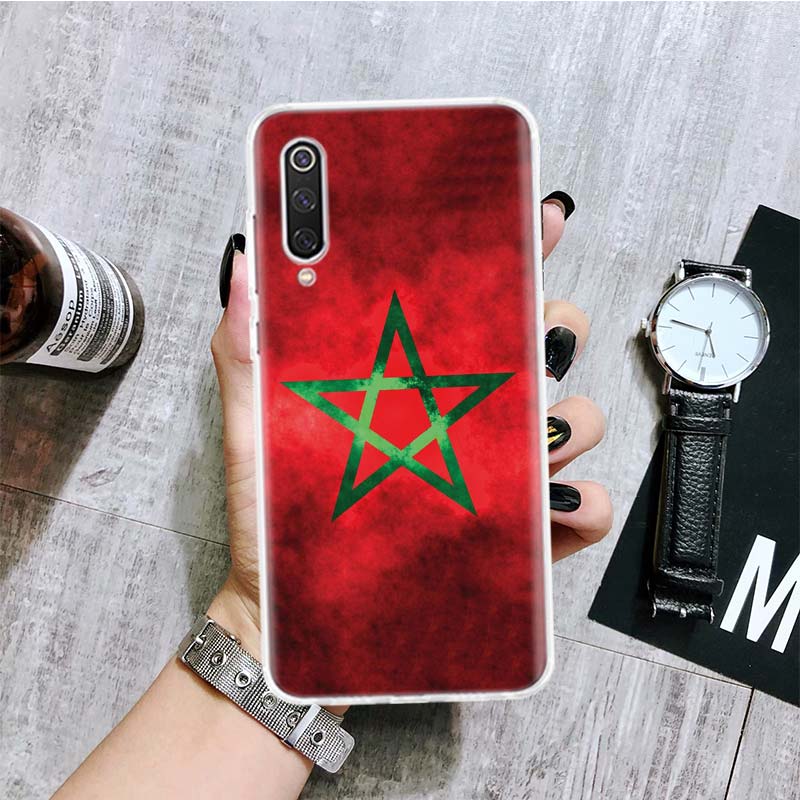 Morocco Flag Phone Case For Xiaomi Poco X7 X6 X5 Pro F7 Ultra Redmi 15C 15 13 13C 12 12C 10 10A 10C 9 9A 9C 9T Cover Poco X6 X5