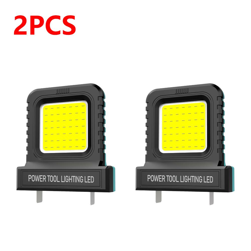 1-5Pcs 14W LED Camping Lantern Mini Pocket Work Light Inspection Power Tool LED Work Light For 20V-21V Lithium Batteries