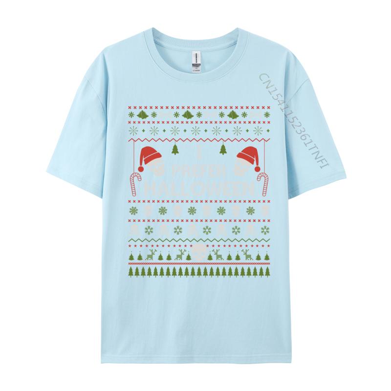 Ich bevorzuge Halloween Weihnachts-Pullover Lustige Hässliche Weihnachts-Feiertags-T-Shirts T-Shirt Hip Hop Modische Oberteile Hemden