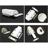 2pcs Push to Open Magnet - Cabinet Door Opener Tip On for Furniture - Heavy Duty - Includes Mounting Material