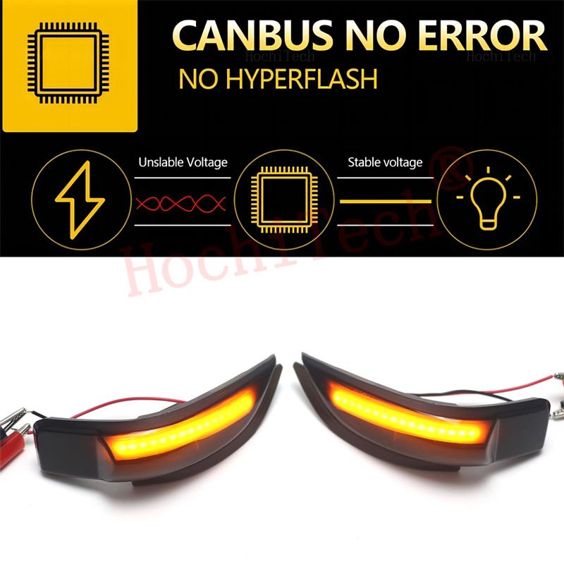 Dynamic Turn Signal LED Side Mirror Indicator Blinker Lamp for Toyota Camry XV50 Corolla E170 Prius C Venza Avalon Vios Yaris