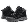 New Men Women'S Hiking Shoes Thermal High Top Snow Boots Big Size Winter Warm Ankle Boots Outdoor Waterproof Non-Slip Trekking
