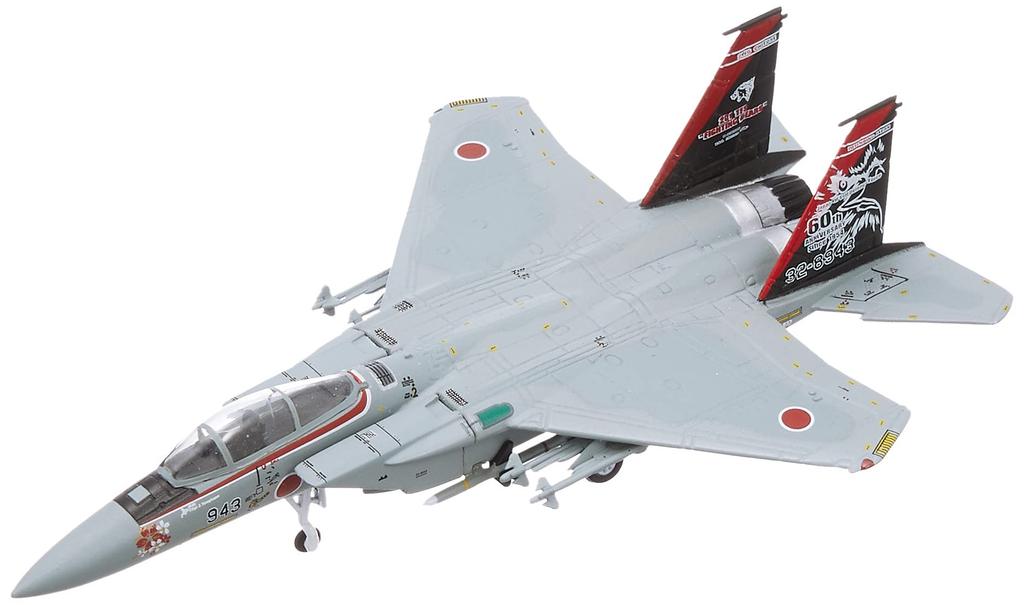 World Aircraft Collection Air Force 2nd Air Wing Air 201st Squadron 60th Anniversary Paint Finished Model 1/200 F-15J Self-Defense (Chitose Base)