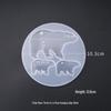 Poppy DIY Silicone Keychain Molds: Elephant, Alpaca, Polar Bear