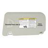 Gray Sun Visor for 2014-2020 Nissan Rogue X-Trail (Right Side)