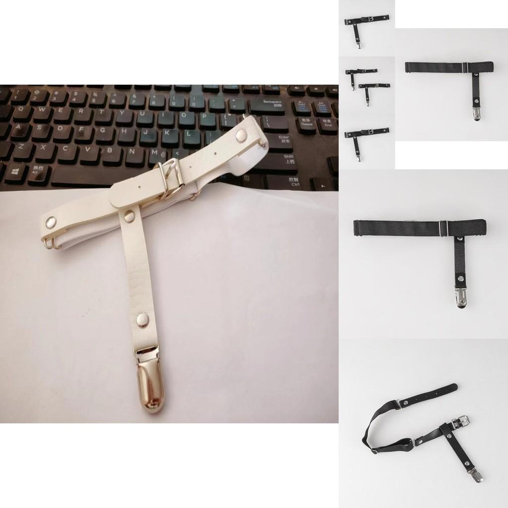 Punk Girl Suspender Belt Pvc Adjustable Elastic Fashion Accessory For Adult Women