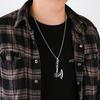Men'S Viking Wolf Crow Axe Pendant Rune Necklace Glamour Men'S Nordic Jewelry