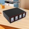 PU Leather Trading Card Storage Box Magnetic Closure Card Holder Game Collection Cards Case for Magic Game Cards Sports Cards