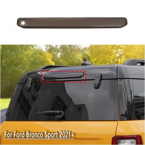 3rd Third High Brake Light Lamp Trim Cover For Ford Bronco Sport + Smoked