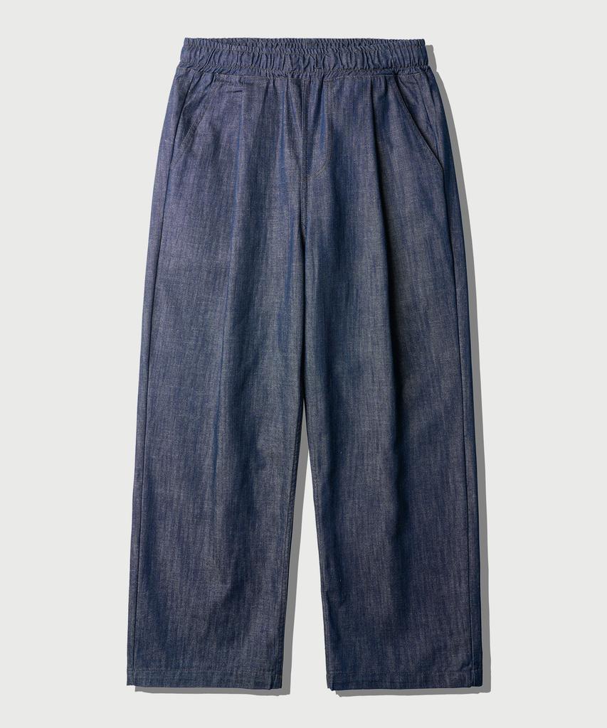 JEMUT World Summer Non-Faded Elastic Denim Pants Indigo Kjlp2631