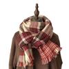 Christmas Double-sided Retro Red Sub-scarf Female Autumn and Winter Student Girlfriend Versatile Thickened Scarf