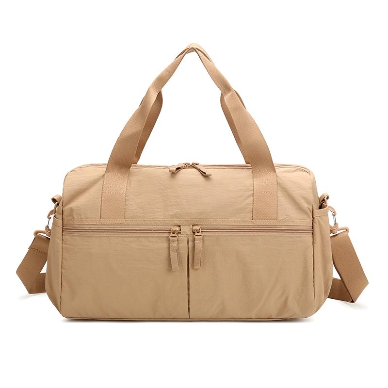 

Sports Gym Bag Men s Women s Waterproof Swimming Bag Large Capacity Handbag Outdoor Travel Bag Luggage Storage Bag бежевий