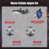 12-Piece Brake Bleeder Kit with Quick Connector and Master Cylinder Adapter for Most Vehicles