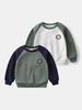 Boys' Raglan Sleeve Sweatshirt - 2026 Fashionable Kids' Round Neck Sports Top