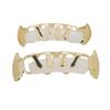 Hollow Plating Teeth Brace Fashionable Metal Teeth Decoration Jewelry for Party